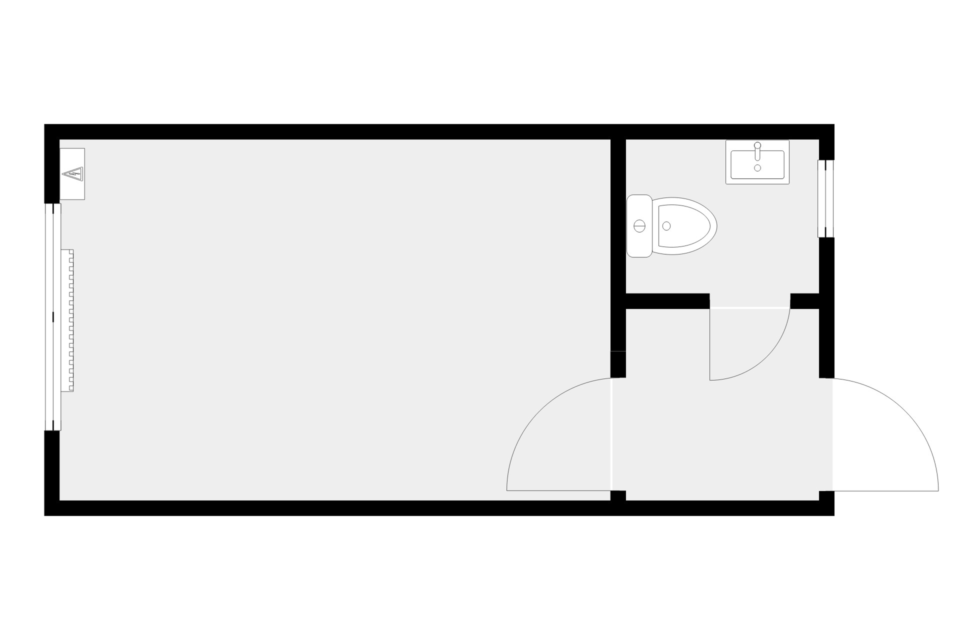 Container 6 m x 3,0 m Basis MMS01