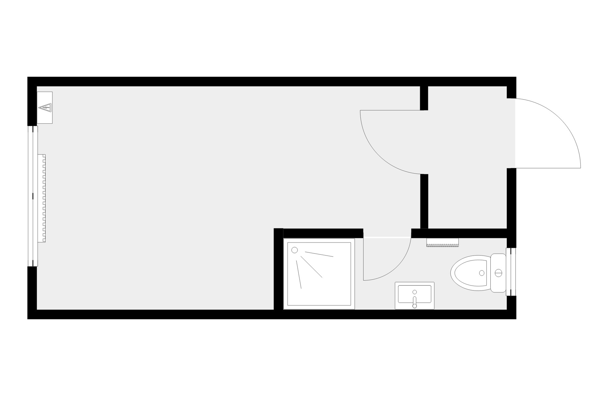 Container 6 m x 3 m Basis MMS02