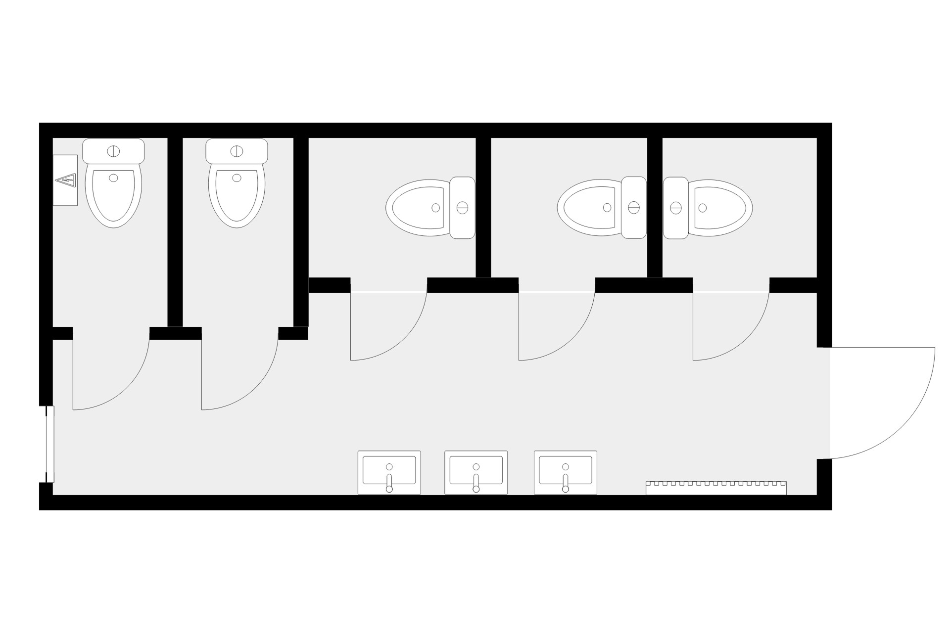 Container 6 m x 3 m Basis MMS04