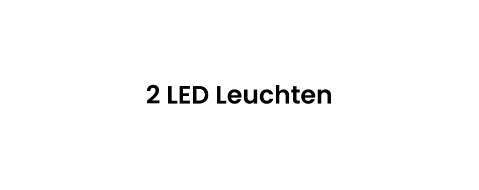 2 LED Leuchten